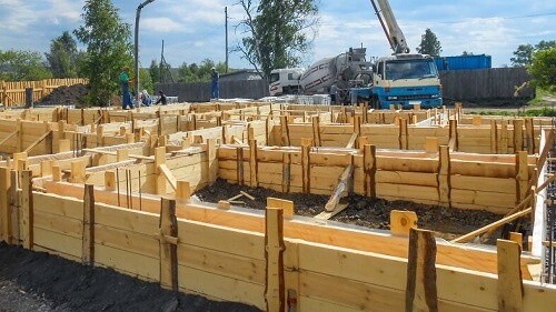 Ленточный фундамент для дома в Марьиной Горке