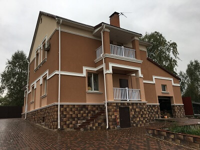 Наружная отделка дома в Марьиной Горке