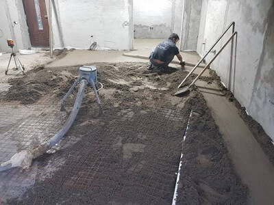 Сухая стяжка пола в Марьиной Горке
