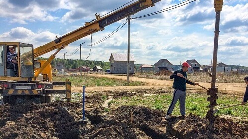 Свайно-ростверковый фундамент в Марьиной Горке