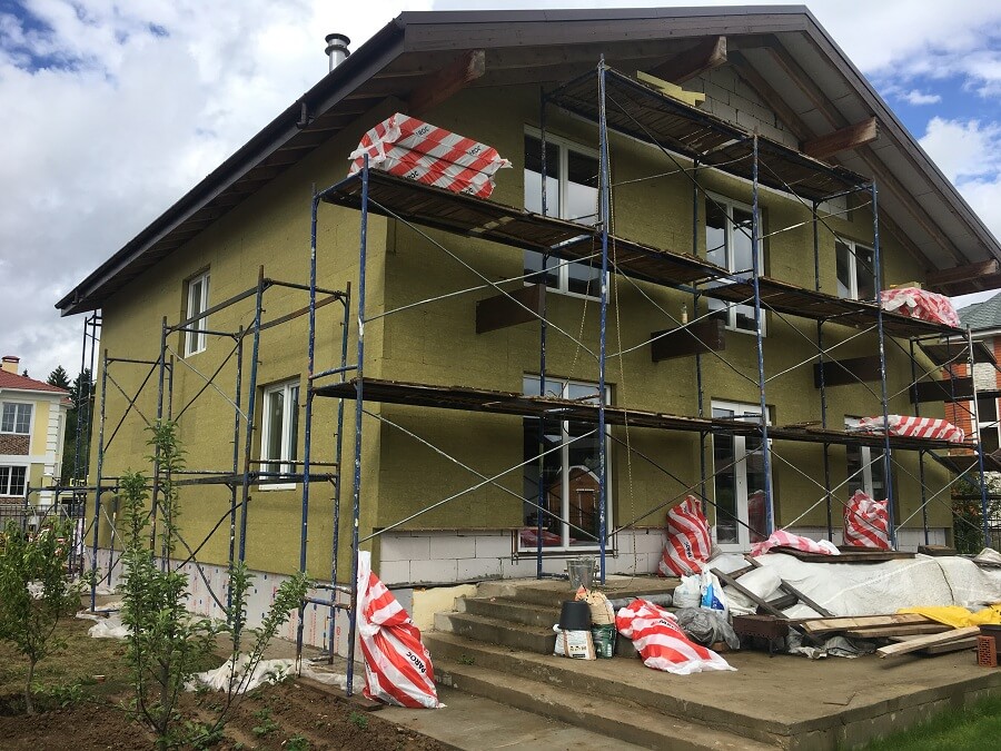 Утепление частного дома в Марьиной Горке